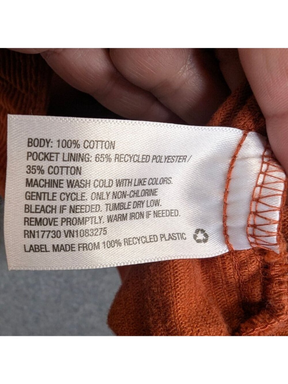 Universal Thread Freeborn Womens Corduroy Jacket Rust Orange Size M Snap Button - Picture 6 of 9